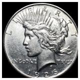 1926-D Peace Silver Dollar CHOICE BU