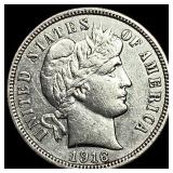 1916 Barber Dime CLOSELY UNCIRCULATED