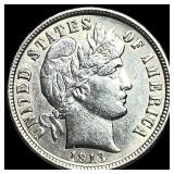 1913 Barber Dime UNCIRCULATED