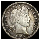 1905-S Silver Barber Dime CLOSELY  UNCIRCULATED