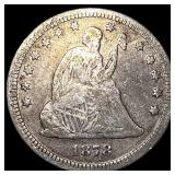 1878 Seated Liberty Quarter ABOUT  UNCIRCULATED