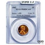 1962 Lincoln Memorial Cent PCGS PR68 DCAM