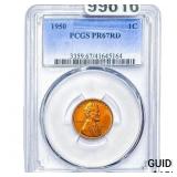 1950 Wheat Cent PCGS PR67 RD