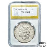 1879-S Rev 78 Morgan Silver Dollar PGA MS60