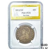 1811/10 Capped Bust Half Dollar PGA VF25 Dot Date