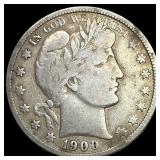 1900 Barber Half Dollar ABOUT UNCIRCULATED