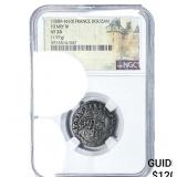 1589-1610 France Henry IV BI Douzan NGC VF20