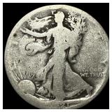 1921-S Walking Liberty Half Dollar NICELY  CIRCUL