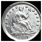1857 Silver Half Dime CHOICE BU