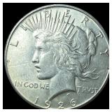1926-S Silver Peace Dollar CLOSELY  UNCIRCULATED