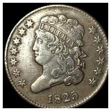 1825 Classic Head Half Cent CLOSELY  UNCIRCULATED