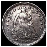 1854 Arrows Seated Liberty Half Dime CLOSELY  UNC