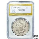 1900-O/CC Morgan Silver Dollar PGA XF45