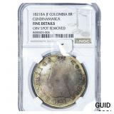 1821-BA Colombia Cundinamarca Silver 8 Reales NGC
