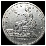1878-S Silver Trade Dollar NEARLY  UNCIRCULATED