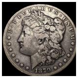 1879-CC Silver Morgan Dollar ABOUT  UNCIRCULATED