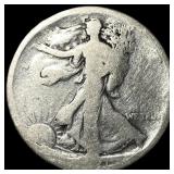 1921 Walking Liberty Half Dollar date and  mint m