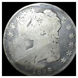 1836 Capped Bust Half Dollar NICELY  CIRCULATED