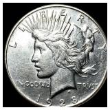 1928 Peace Silver Dollar CLOSELY UNCIRCULATED