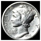 1916 Mercury Dime CLOSELY UNCIRCULATED