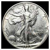 1936-S Silver Walking Liberty Half Dollar CLOSELY