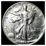 1938-D Silver Half Dollar Walking Liberty CLOSELY