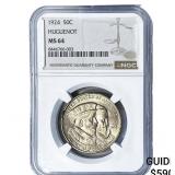 1924 Huguenot Half Dollar NGC MS64