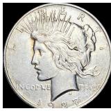 1927-D Peace Silver Dollar CLOSELY  UNCIRCULATED
