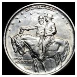 1925 Silver Half Dollar Stone Mountain CLOSELY UNC
