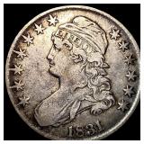 1831 Capped Bust Half Dollar NEARLY UNCIRCULATED