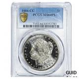 1884-CC Morgan Silver Dollar PCGS MS64 PL