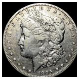 1895-O Silver Morgan Dollar ABOUT UNCIRCULATED