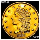 1839-O $2.50 Gold Quarter Eagle UNCIRCULATED