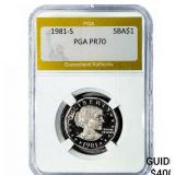 1981-S SBA$1 PGA PR70