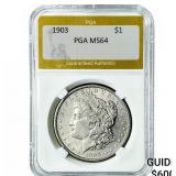 1903 Morgan Silver Dollar PGA MS64