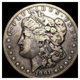1891-CC Silver Morgan Dollar LIGHTLY CIRCULATED