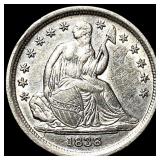 1838 Seated Liberty Dime CLOSELY UNCIRCULATED