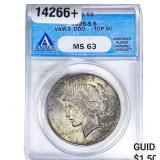 1928-S Silver Peace Dollar ANACS MS63 VAM-3 DDO