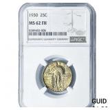 1930 Standing Liberty Quarter NGC MS62 FH