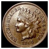 1866 Indian Head Cent CLOSELY UNCIRCULATED