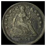 1858-O Silver Seated Liberty Half Dime NEARLY  UN