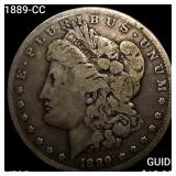 1889-CC Morgan Silver Dollar ABOUT UNCIRCULATED