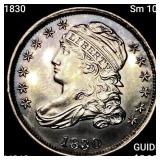 1830 Sm 10c Capped Bust Dime CHOICE BU+