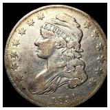 1834 Capped Bust Half Dollar LIGHTLY CIRCULATED