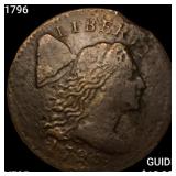 1796 Liberty Cap Large Cent LIGHTLY CIRCULATED