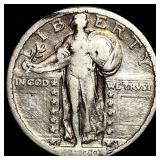 1927-S Silver Standing Liberty Quarter LIGHTLY CIR