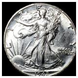 1942-S Silver Walking Liberty Half Dollar UNCIRCUL