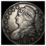 1818 Capped Bust Half Dollar NEARLY UNCIRCULATED