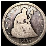 1875-S Seated Liberty 20 Cents NICELY CIRCULATED