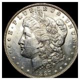 1887-S Silver Morgan Dollar CLOSELY UNCIRCULATED